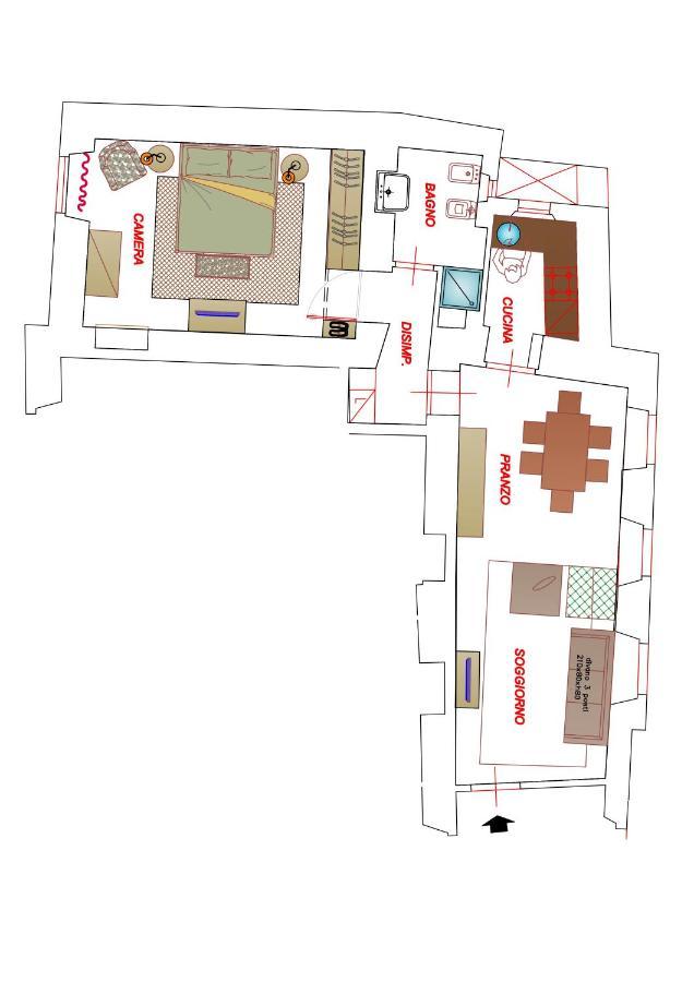 דירות ארצו Residenza Del Corso מראה חיצוני תמונה